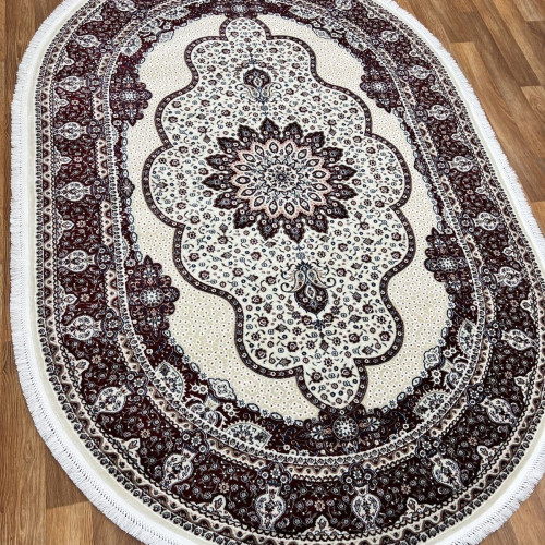 Semerkand 8144 cream red ОВАЛ